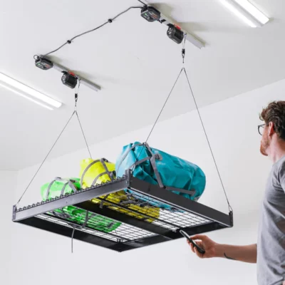 MyLIFTER PF0002 Single Platform Kit – 3' X 3' Overhead Lift For Boxes, Totes, Garage Storage & More (MYLIFTER Units Sold Separately)